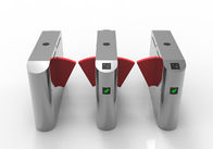 Exhibition Flap Barrier Turnstile Anti Interference With Alarm Function